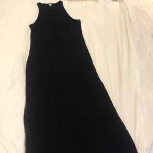 Black maxi dress